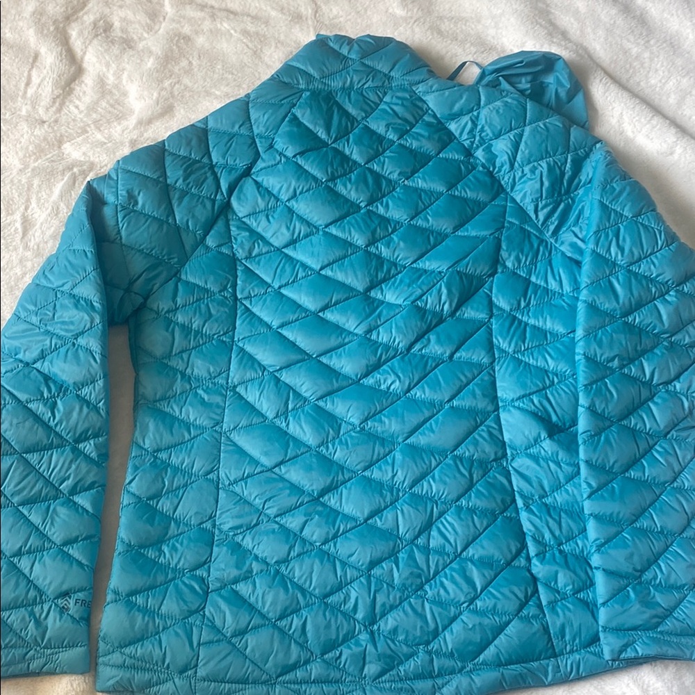 Free Country Blue/ green Quilted Jacket Lightweight, color jade mist - Picture 9 of 12